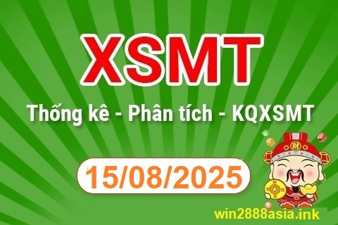 Soi cầu XSMT 15-08-2025 Win2888 Dự đoán Xổ Số Miền Trung thứ 6