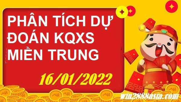 Soi cầu XSMT 16-1-2022 Win2888 Dự đoán Dàn Đề Miền Trung chủ nhật