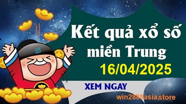 Soi cầu XSMT 16-04-2025 Win2888 Chốt số xổ số miền trung thứ 4