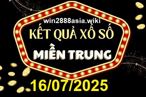 Soi cầu XSMT 16-07-2025 Win2888 Dự đoán Xổ Số Miền Trung VIP thứ 4