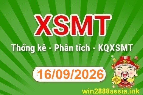 Soi cầu XSMT 16-09-2026 Win2888 Dự đoán Cầu Lô Miền Trung thứ 4
