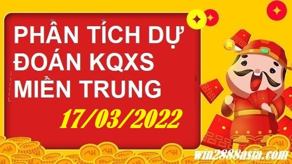 Soi cầu XSMT 17-3-2022 Win2888 Chốt số KQXS Miền Trung thứ 5