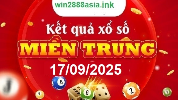 Soi cầu XSMT 17-09-2025 Win2888 Chốt số cầu lô miền trung thứ 4