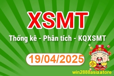 Soi cầu XSMT 19-04-2025 Win2888 Chốt số lô đề miền trung thứ 7