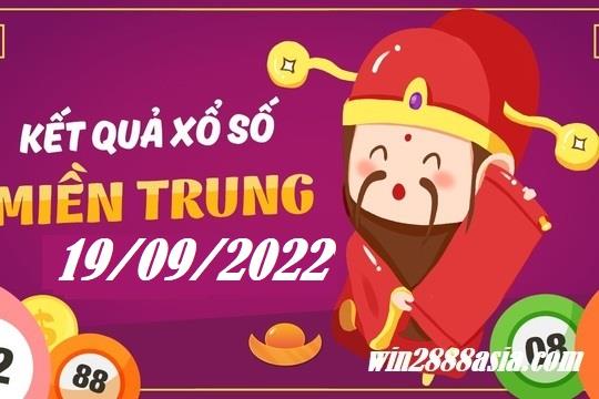 Soi cầu XSMT 19-09-2022 Win2888 Chốt số Cầu Lô Miền Trung thứ 2