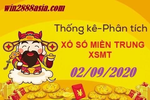 Soi cầu XSMT 2-9-2020 Win2888 Chốt số Xỉu Chủ Miền Trung thứ 4