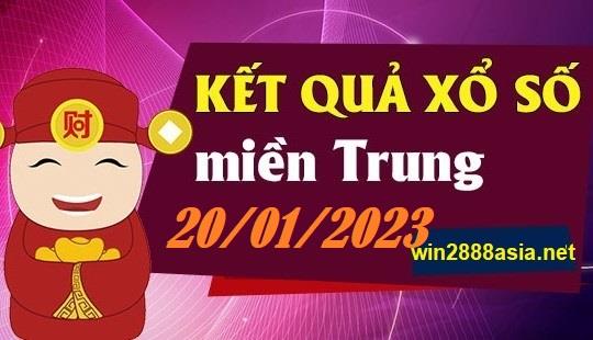 Soi cầu XSMT 20-01-2023 Win2888 Dự đoán Xổ Số Miền Trung thứ 6