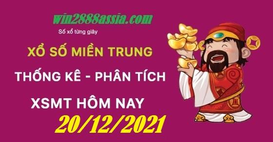 Soi cầu XSMT 20-12-2021 Win2888 Dự đoán Xỉu Chủ Miền Trung thứ 2