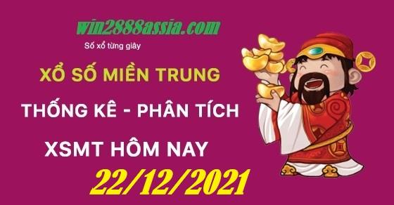 Soi cầu XSMT 22-12-2021 Win2888  Dự đoán Cầu Lô Miền Trung thứ 4
