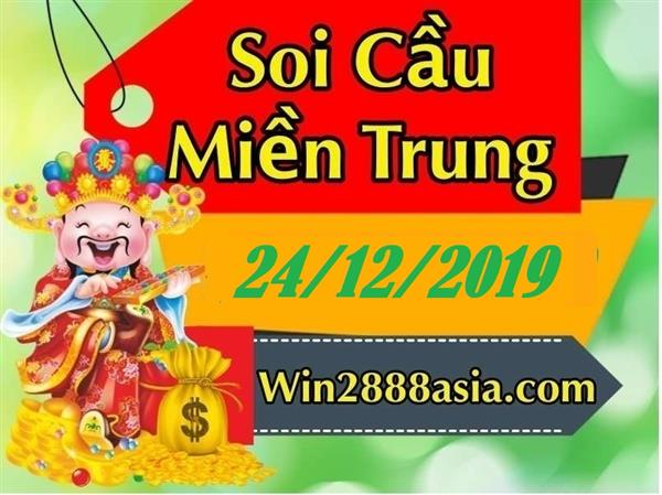 Soi cầu XSMT 24-12-2019 Win2888 Dự oddasn Dàn Đề Miền Nam thứ 3