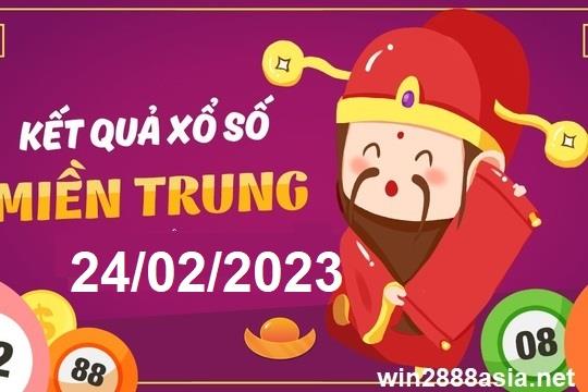 Soi cầu XSMT 24-02-2023 Win2888 Chốt số miền trung chuẩn VIP