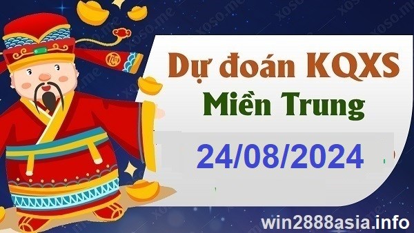 Soi cầu XSMT 24-08-2024 Win2888 Chốt số lô đề miền trung thứ 7