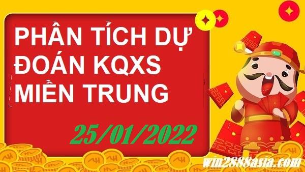 Soi cầu XSMT 25-1-2022 Win2888 Dự đoán Xỉu Chủ Miền Trung thứ 3