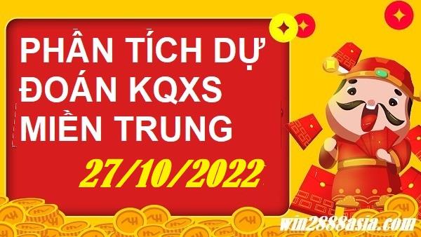 Soi cầu XSMT 27-10-2022 Win2888 Dự đoán cầu lô miền trung thứ 5