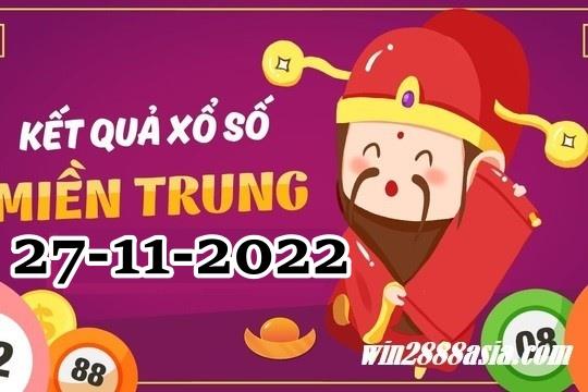 Soi cầu XSMT 27-11-2022 Win2888 Dự đoán cầu lô miền trung chủ nhật