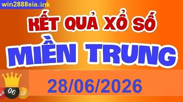 Soi cầu XSMT 28-06-2026 Win2888 Dự đoán cầu lô miền trung chủ nhật