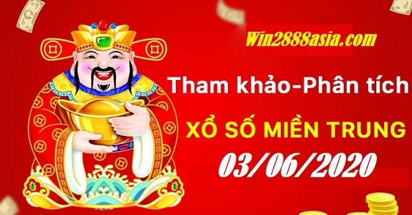 Soi cầu XSMT 3-6-2020 Win2888 Chốt số Xỉu Chủ Miền Trung thứ 4
