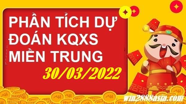Soi cầu XSMT 30-3-2022 Win2888 Dự đoán Xổ Số Miền Trung thứ 4