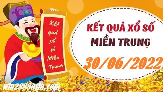 Soi cầu XSMT 30-06-2022 Win2888 Chốt số Dàn Đề Miền Trung thứ 5