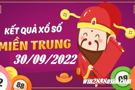 Soi cầu XSMT 30-09-2022 Win2888 Chốt số Cầu Lô miền Trung VIP thứ 6