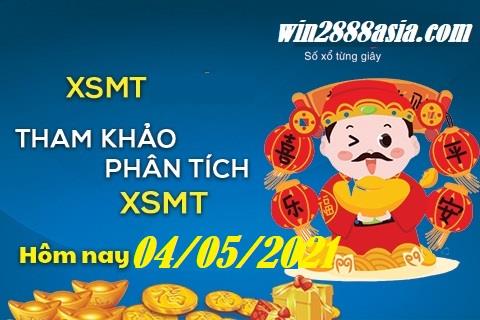 Soi cầu XSMT 4-5-2021 Win2888 Chốt số Lô Đề Miền Trung thứ 3