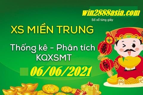 Soi cầu XSMT 6-6-2021 Win2888 Chốt số Xỉu Chủ Miền Trung chủ nhật