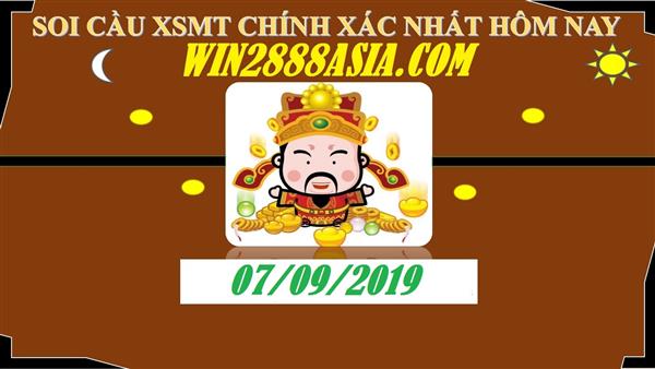 Soi cầu XSMT 7-9-2019 Win2888 Dự Đoán KQXS MT Song Thủ Lô VIP