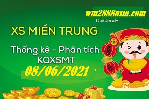 Soi cầu XSMT 8-6-2021 Win2888 Dự đoán Lô Đề Miền Trung thứ 3