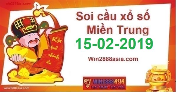 Soi cầu XSMT Win2888 15-2-2019 Chốt số mt vip chính xác