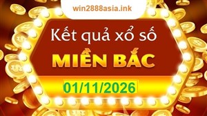Soi cầu XSMB Win2888 01-11-2026 Dự đoán cầu lô miền bắc chủ nhật