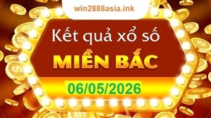 Soi cầu XSMB Win2888 06-05-2026 Dự đoán cầu lô miền bắc thứ 4