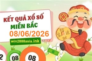 Soi cầu XSMB 08-06-2026 Win2888 Chốt số lô đề miền bắc thứ 2