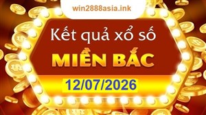 Soi cầu XSMB 12-07-2026 Win2888 Chốt số xổ số miền bắc chủ nhật