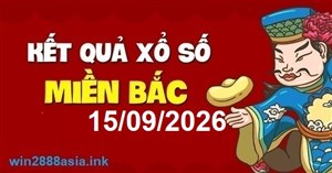 Soi cầu XSMB 15-09-2026 Win2888 Dự đoán xổ số miền bắc VIP thứ 3
