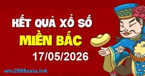 Soi cầu XSMB 17-05-2026 Win2888 Dự đoán Bạch Thủ Lô Miền Bắc chủ nhật