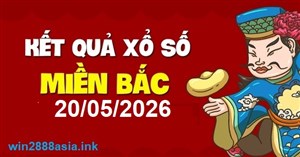 Soi cầu XSMB Win2888 20-05-2026 Dự đoán cầu lô miền bắc thứ 4