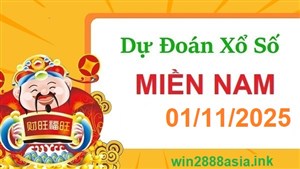 Soi cầu XSMN Win2888 01-11-2025 Chốt số lô đề miền nam thứ 7