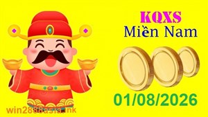 Soi cầu XSMN Win2888 01-08-2026 Chốt số Cầu Lô Miền Nam thứ 7