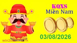 Soi cầu XSMN Win2888 03-08-2026 Dự đoán xổ số miền nam thứ 2