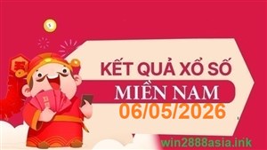Soi cầu XSMN 06-05-2026 Win2888 Dự đoán cầu lô miền nam thứ 4