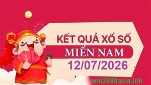 Soi cầu XSMN 12-07-2026 Win2888 Dự đoán kqxs Miền Nam Chủ Nhật