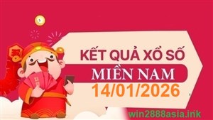 Soi cầu XSMN Win2888 14-01-2026 Dự đoán xổ số miền nam thứ 4