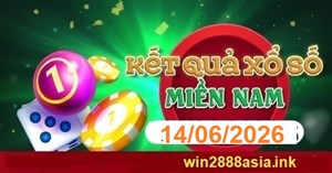 Soi cầu XSMN 14-06-2026 Win2888 Dự đoán kqxs Miền Nam Chủ Nhật