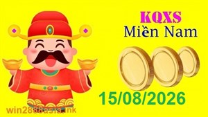 Soi cầu XSMN Win2888 15-08-2026 Chốt số Xổ Số Miền Nam thứ 7
