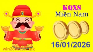 Soi cầu XSMN 16-01-2026 Win2888 Dự đoán xổ số miền nam thứ 6