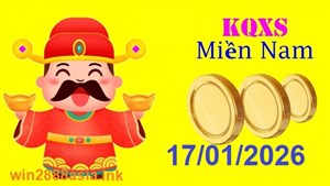 Soi cầu XSMN Win2888 17-01-2026 Chốt số cầu lô miền nam thứ 7