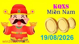 Soi cầu XSMN 19-08-2026 Win2888 Chốt số Dàn Đề Miền Nam thứ 4
