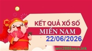Soi cầu XSMN Win2888 22-06-2026 Chốt số cầu lô miền nam thứ 2
