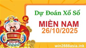 Soi cầu XSMN Win2888 26-10-2025 Dự đoán kqxsmn vip chủ nhật