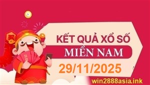 Soi cầu XSMN Win2888 29-11-2025 Chốt số Cầu Đề Miền Nam thứ 7